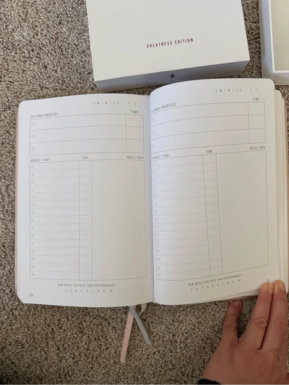 Rose Gold Professional Planner - Home Office Organizer